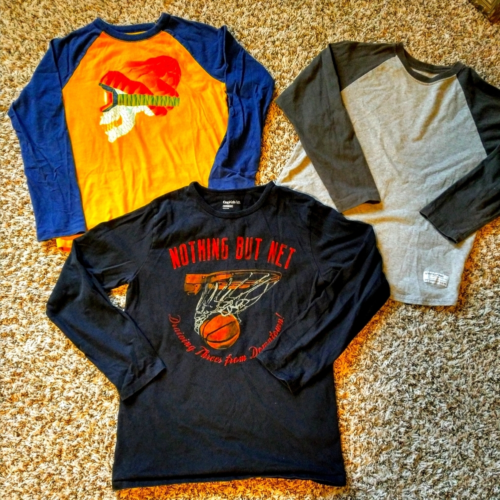 Gap kids long sleeve shirts